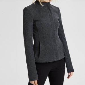 Theory Sculpted Twill Knit Jacket